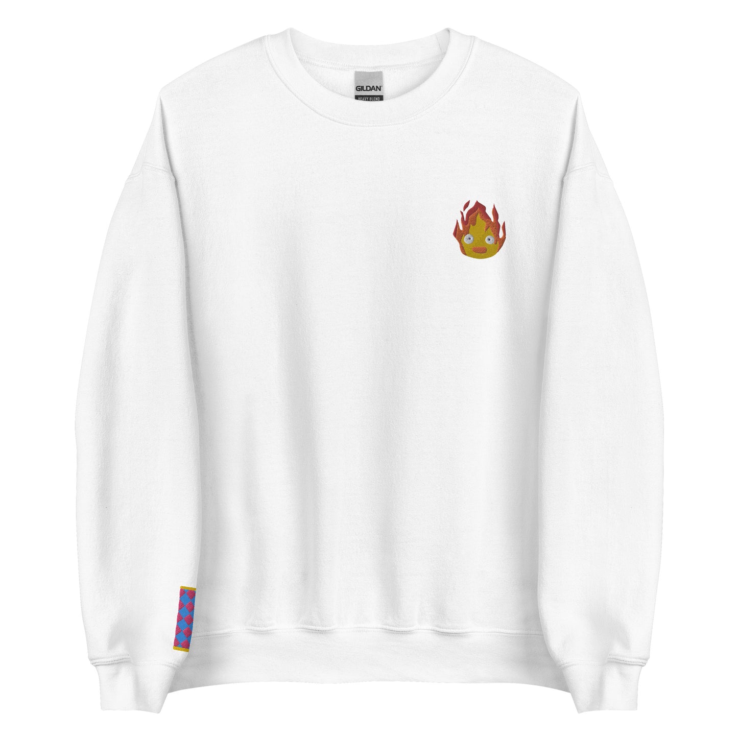 Howl Fire Sweatshirt crew neck sweater