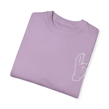 Gojos hand shirt T-shirt Satorus merch Expand my domain for men women subtle minimal sign