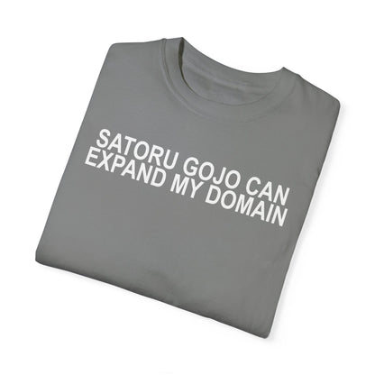 Expand my domain shirt Gojos T-shirt Satorus merch for men women subtle minimal funny