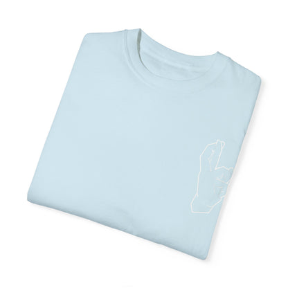 Gojos hand shirt T-shirt Satorus merch Expand my domain for men women subtle minimal sign