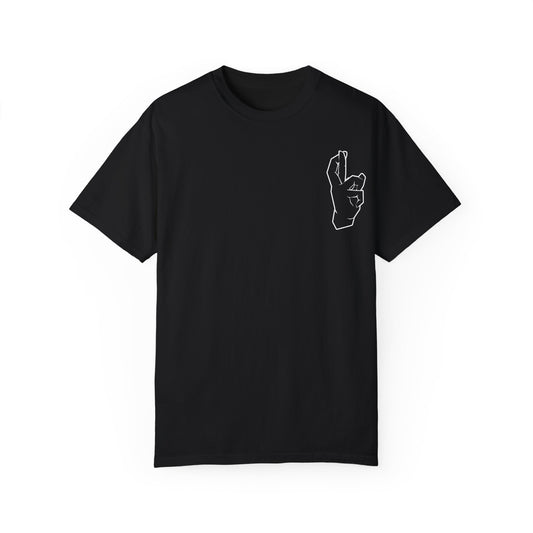 Gojos hand shirt T-shirt Satorus merch Expand my domain for men women subtle minimal sign