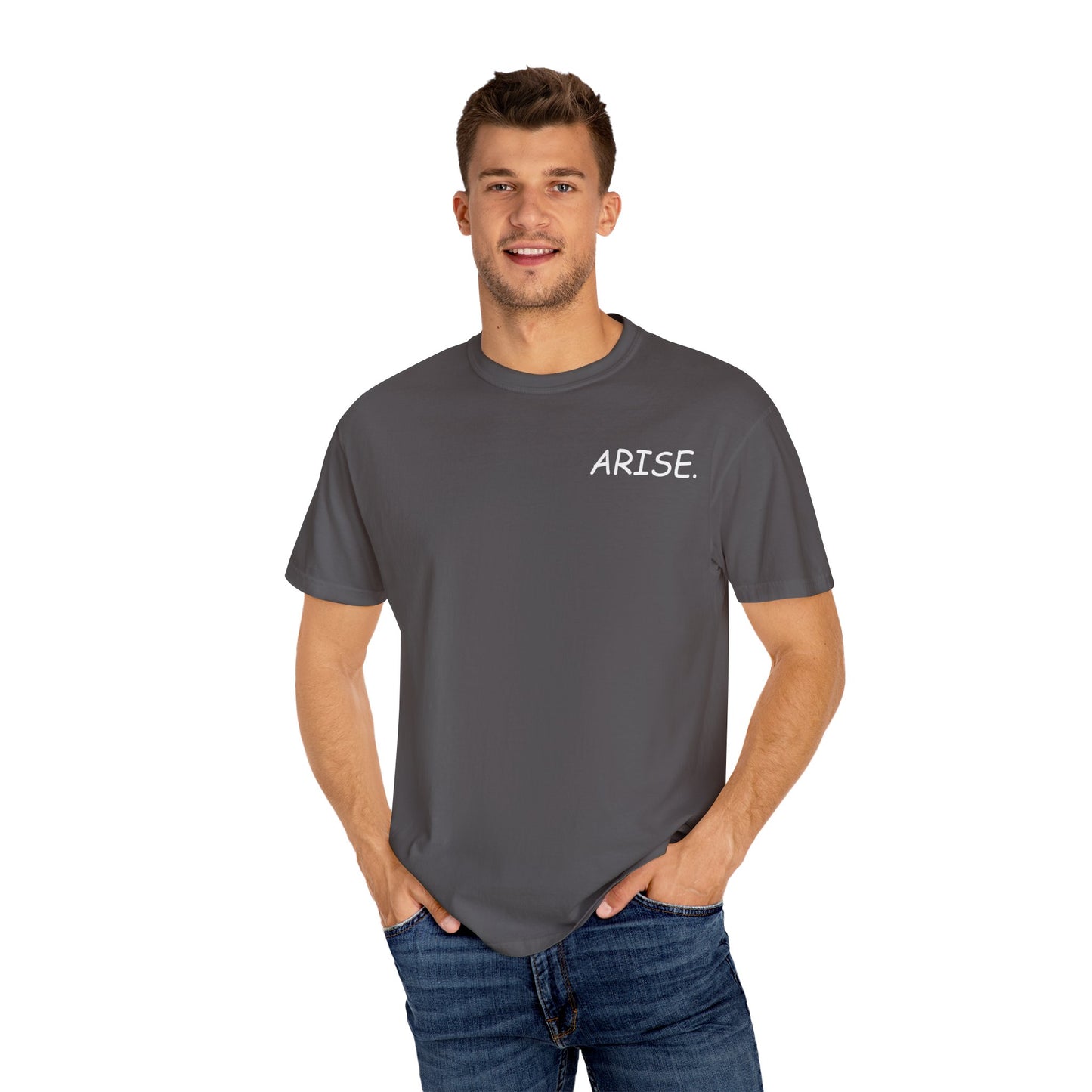 Arise. Solo Levels T-shirt Sung Igris Jinwoos Levelling Anime shirt for men women subtle minimal side