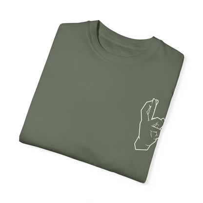 Gojos hand shirt T-shirt Satorus merch Expand my domain for men women subtle minimal sign