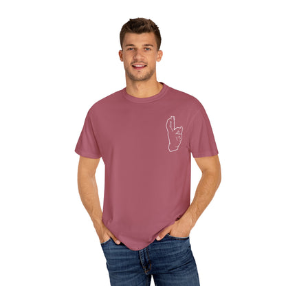 Gojos hand shirt T-shirt Satorus merch Expand my domain for men women subtle minimal sign
