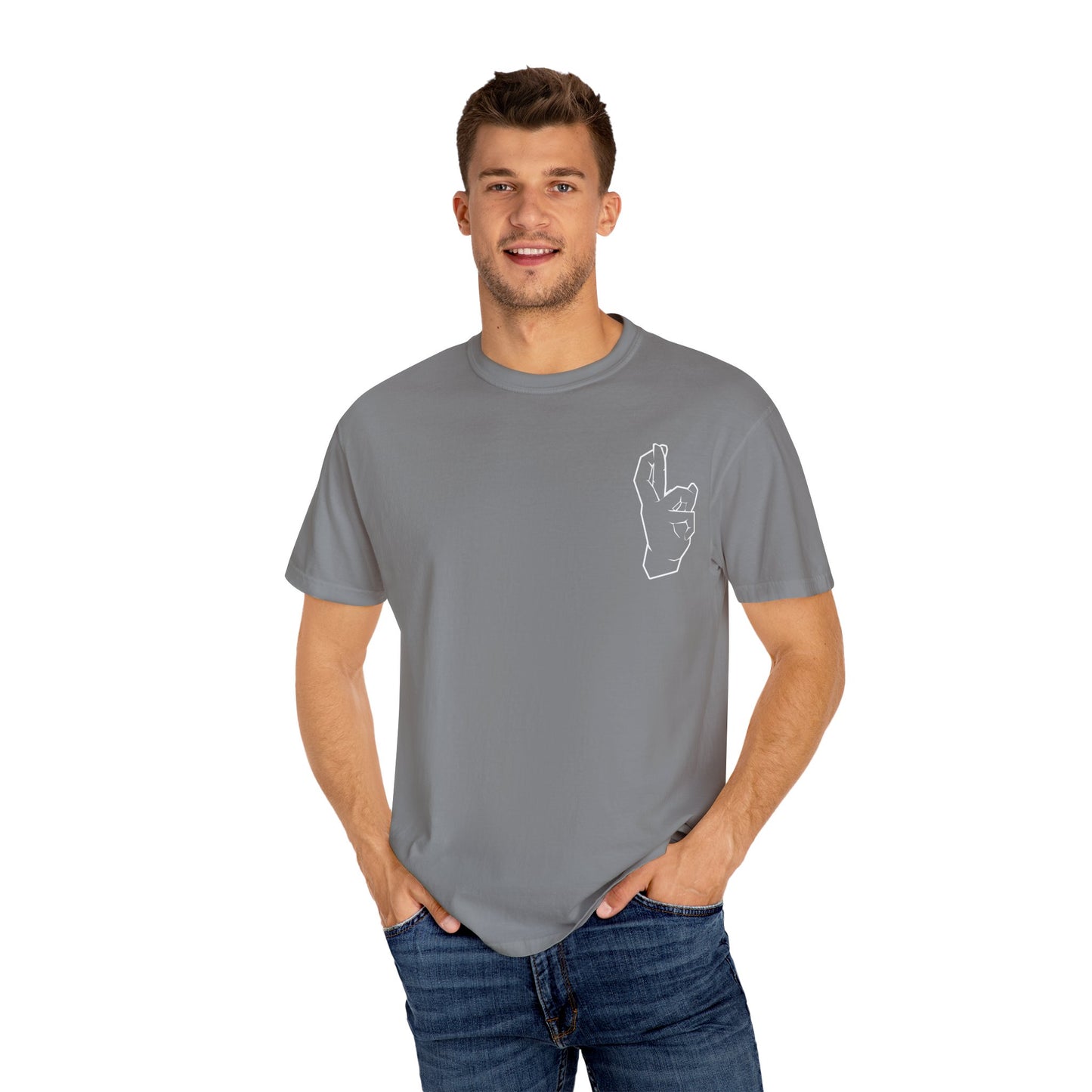 Gojos hand shirt T-shirt Satorus merch Expand my domain for men women subtle minimal sign