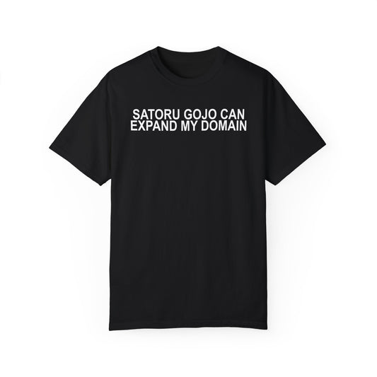 Expand my domain shirt Gojos T-shirt Satorus merch for men women subtle minimal funny