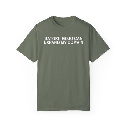 Expand my domain shirt Gojos T-shirt Satorus merch for men women subtle minimal funny