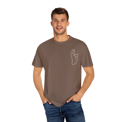 Gojos hand shirt T-shirt Satorus merch Expand my domain for men women subtle minimal sign