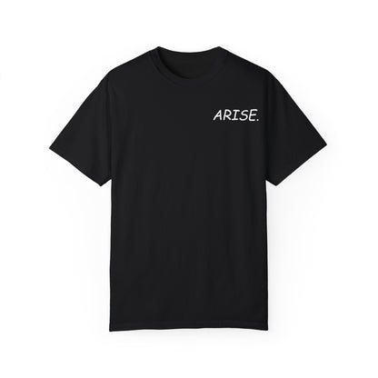 Arise. Solo Levels T-shirt Sung Igris Jinwoos Levelling Anime shirt for men women subtle minimal side