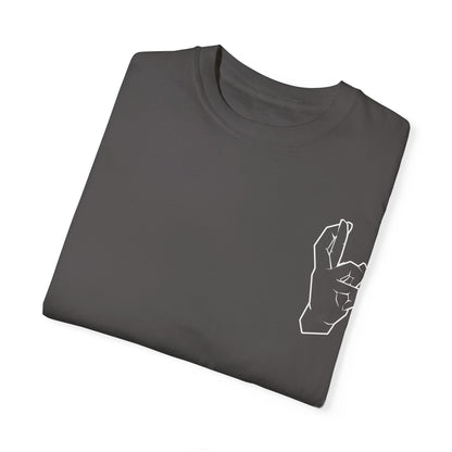 Gojos hand shirt T-shirt Satorus merch Expand my domain for men women subtle minimal sign