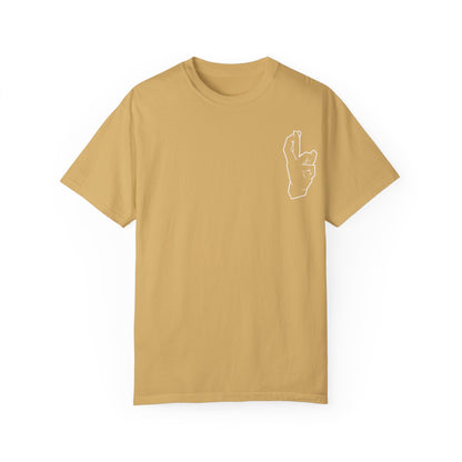 Gojos hand shirt T-shirt Satorus merch Expand my domain for men women subtle minimal sign