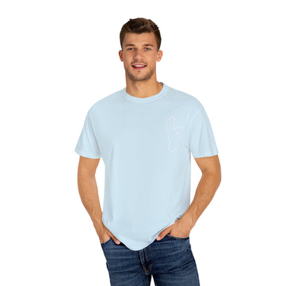 Gojos hand shirt T-shirt Satorus merch Expand my domain for men women subtle minimal sign