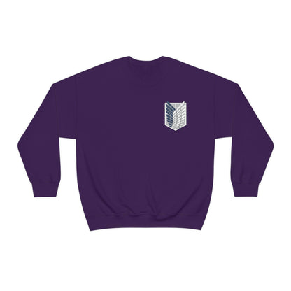 Wings of Freedom front and back Anime Manga Titan Sweatshirt Fan Gift Unisex