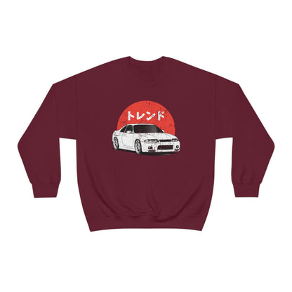 Japanese JDM Car sweatshirt Anime Initial Mazda RX7 Streetwear Pullover sweater