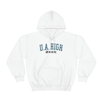 U A High Boku Academia Hoodie, My Hero Hoodies Minimal Anime Merch