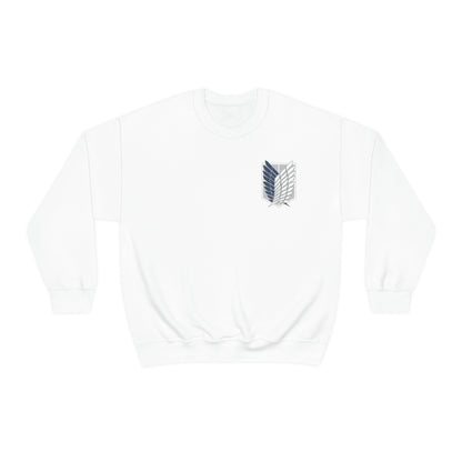 Wings of Freedom front and back Anime Manga Titan Sweatshirt Fan Gift Unisex