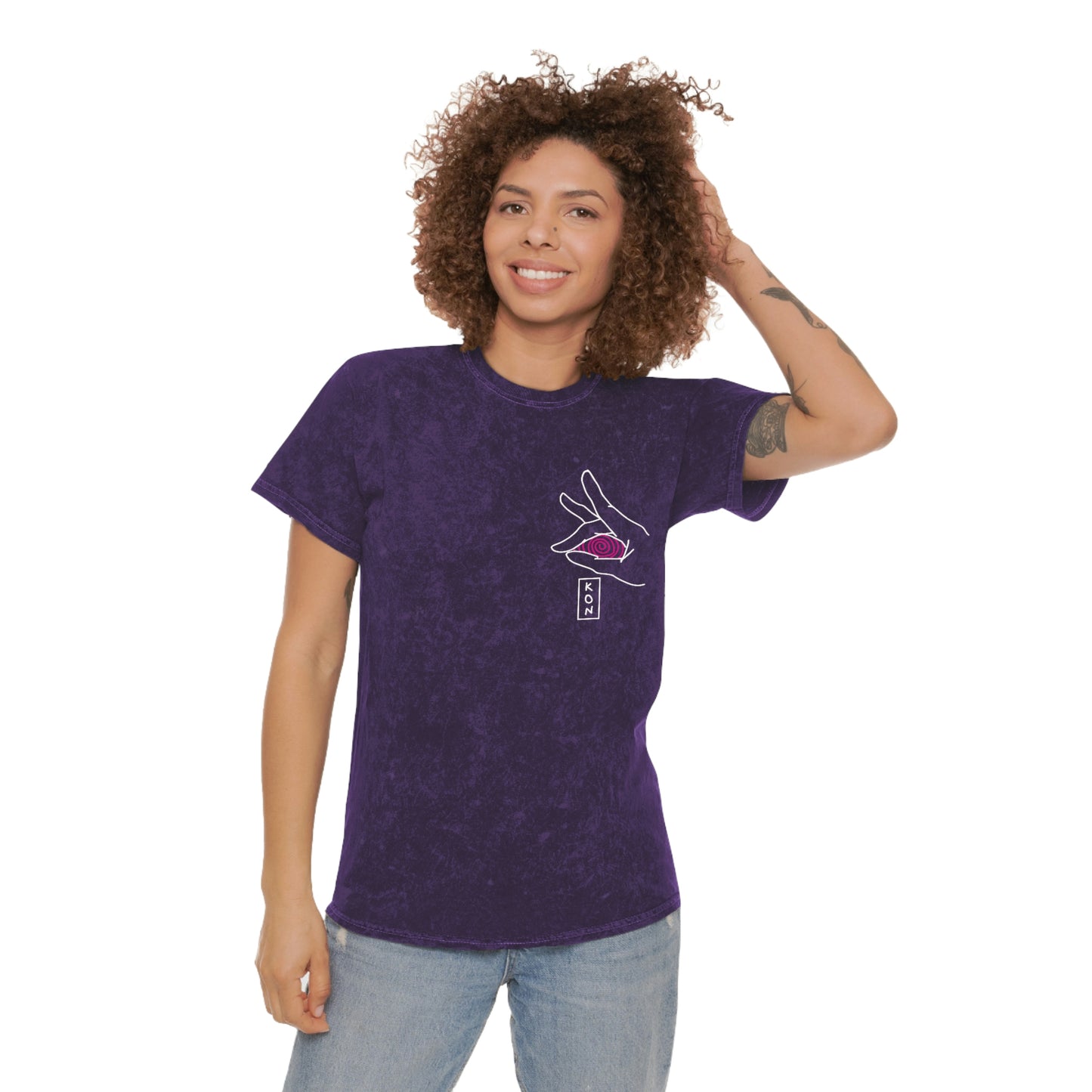 Kon Fox shirt Acid minderal wash vintage t-shirt