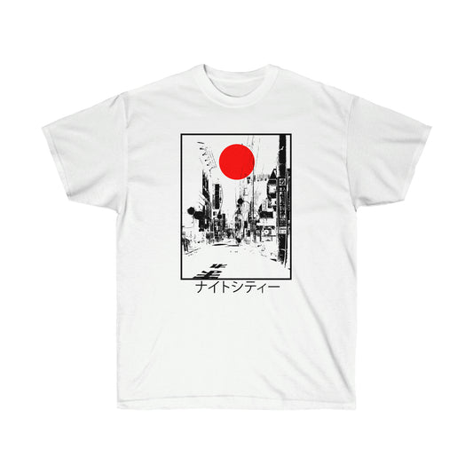 Japanese Street T-Shirt Japanese Aesthetic, vapor wave shirt Pastel Synthwave tee, Japan Street Wear Grunge Clothing Retrofuturism