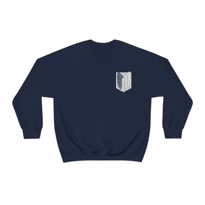 Wings of Freedom front and back Anime Manga Titan Sweatshirt Fan Gift Unisex