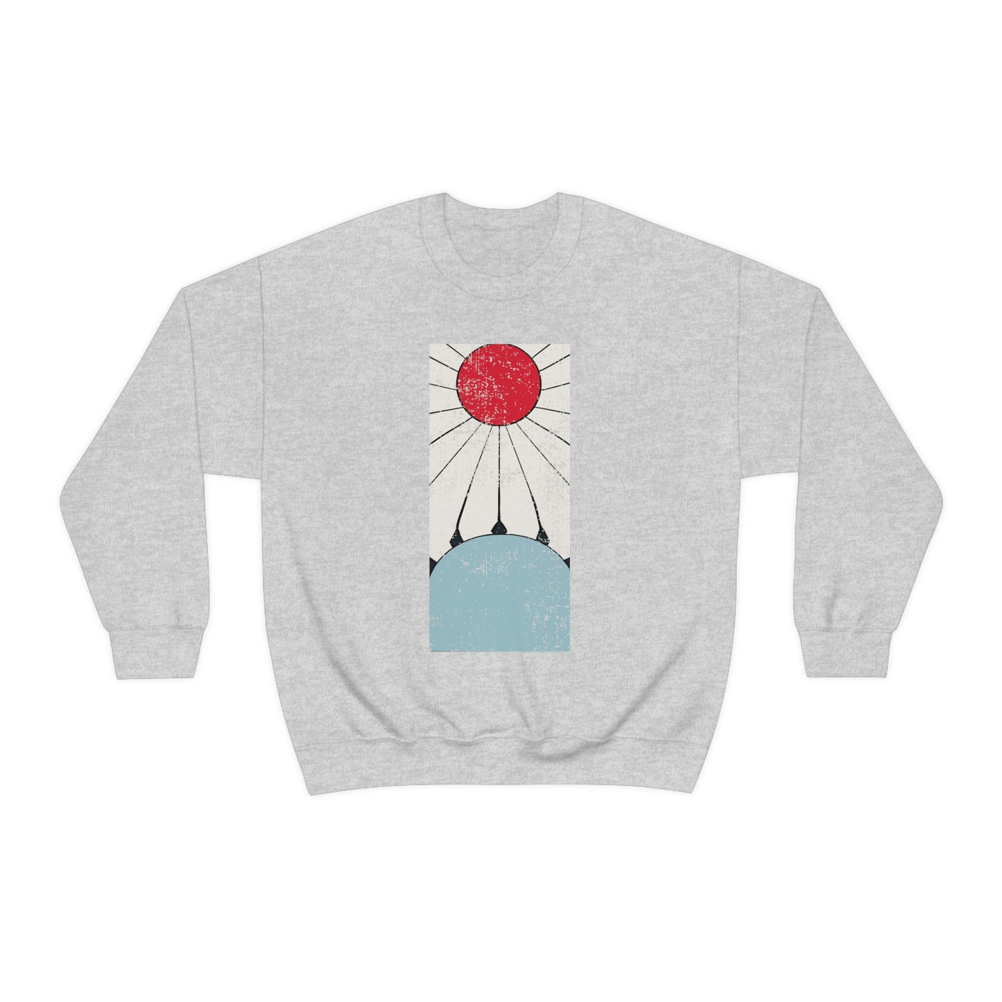 Hana fuda earrings Sweatshirt crew neck
