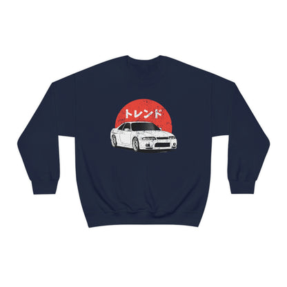Japanese JDM Car sweatshirt Anime Initial Mazda RX7 Streetwear Pullover sweater