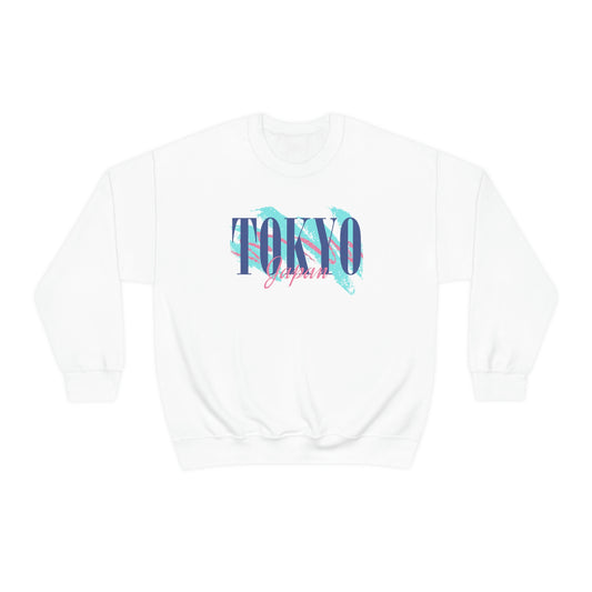 Tokyo Signature Sweatshirt Tokyo Japan Crewneck Retro Style Sweatshirt Vintage Inspired Sweater