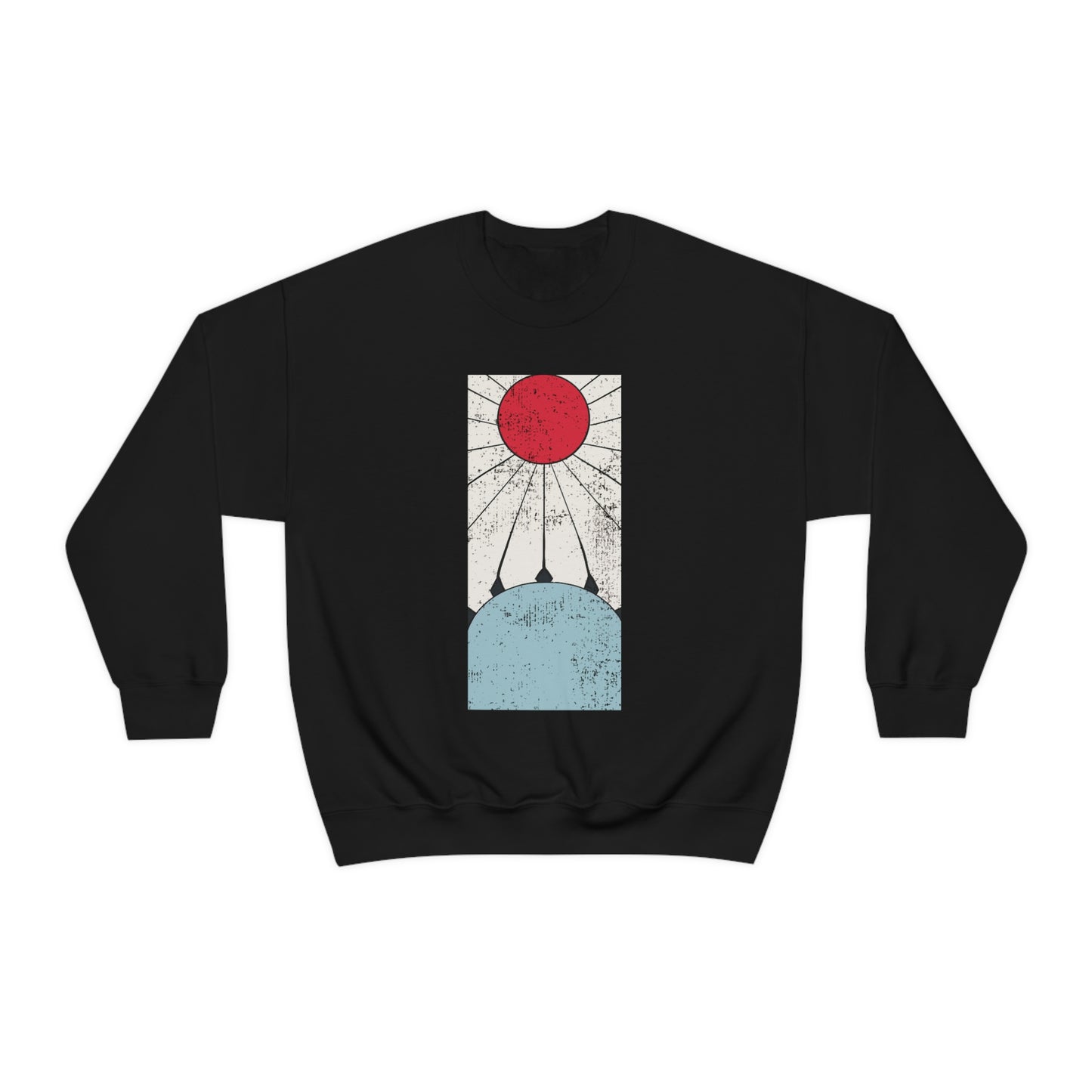 Hana fuda earrings Sweatshirt crew neck