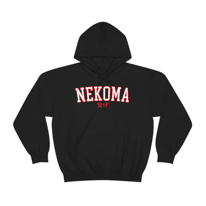 Haikyuus Nekomas Hoodie Kenmas cosplay Sweatshirt Anime Red Black slogan Cat