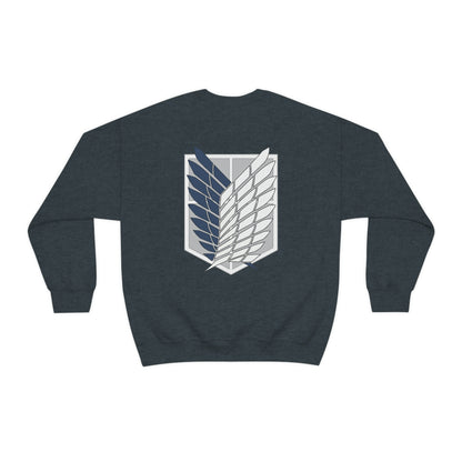 Wings of Freedom front and back Anime Manga Titan Sweatshirt Fan Gift Unisex