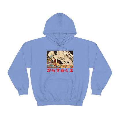 Japan Skeleton Streetwear hoodie Japanese Demon Yokai Oni Masked Y2K 90s
