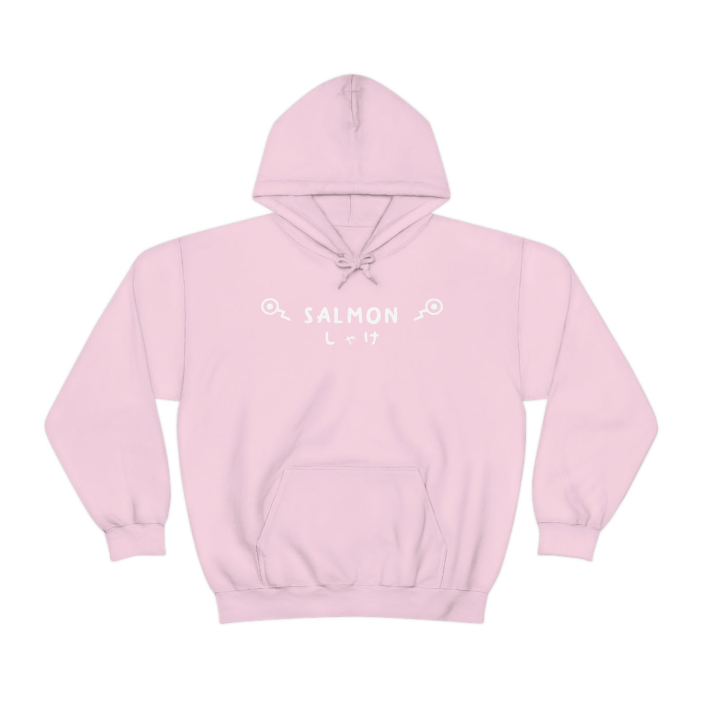Salmon hoodie oversized Cursed Markings gift anime over sized cute kawaii