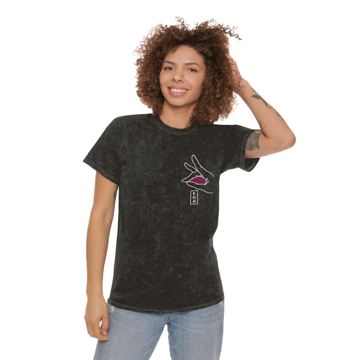 Kon Fox shirt Acid minderal wash vintage t-shirt