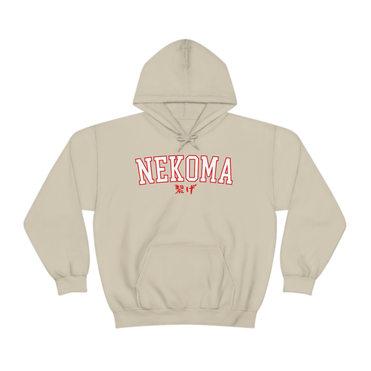 Haikyuus Nekomas Hoodie Kenmas cosplay Sweatshirt Anime Red Black slogan Cat