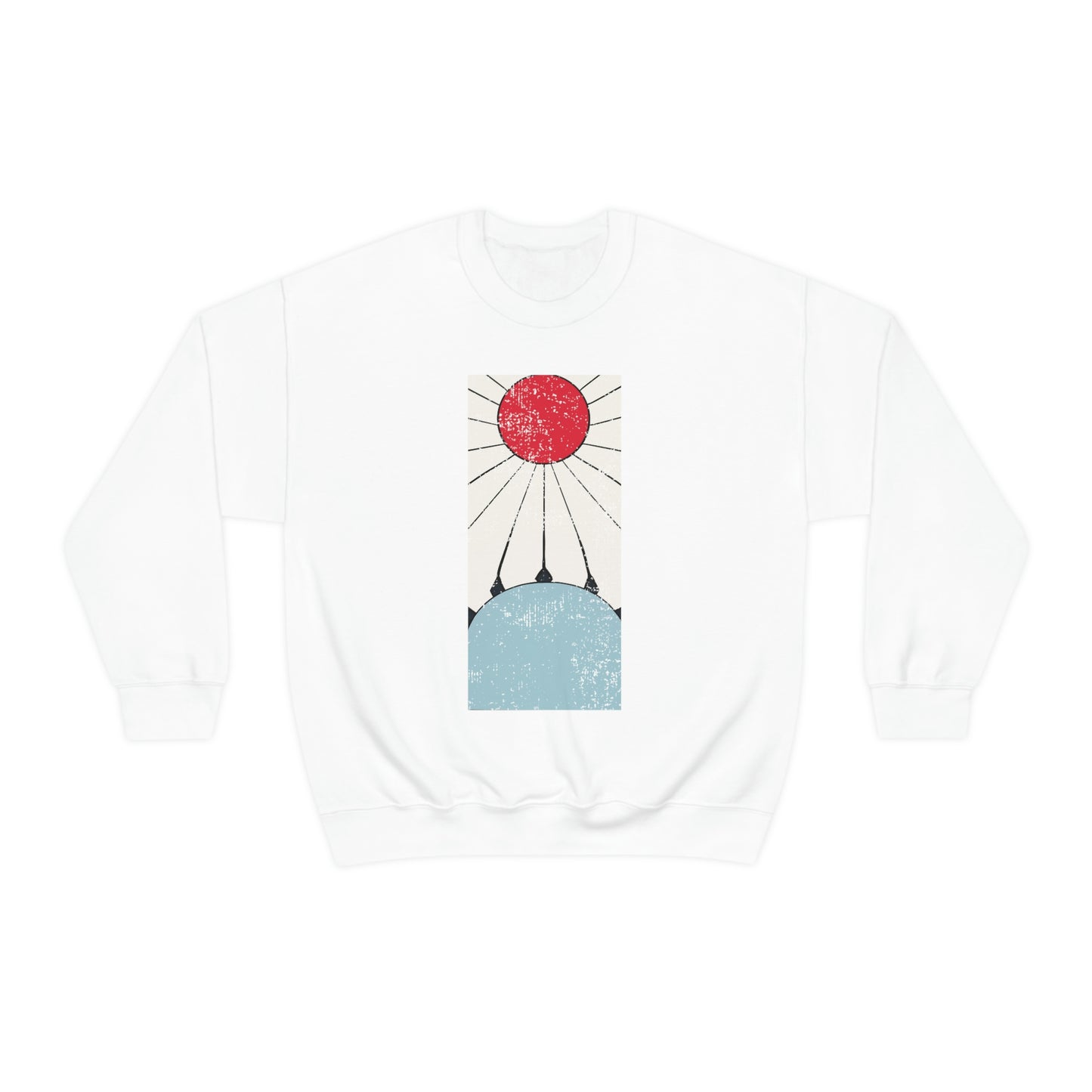 Hana fuda earrings Sweatshirt crew neck