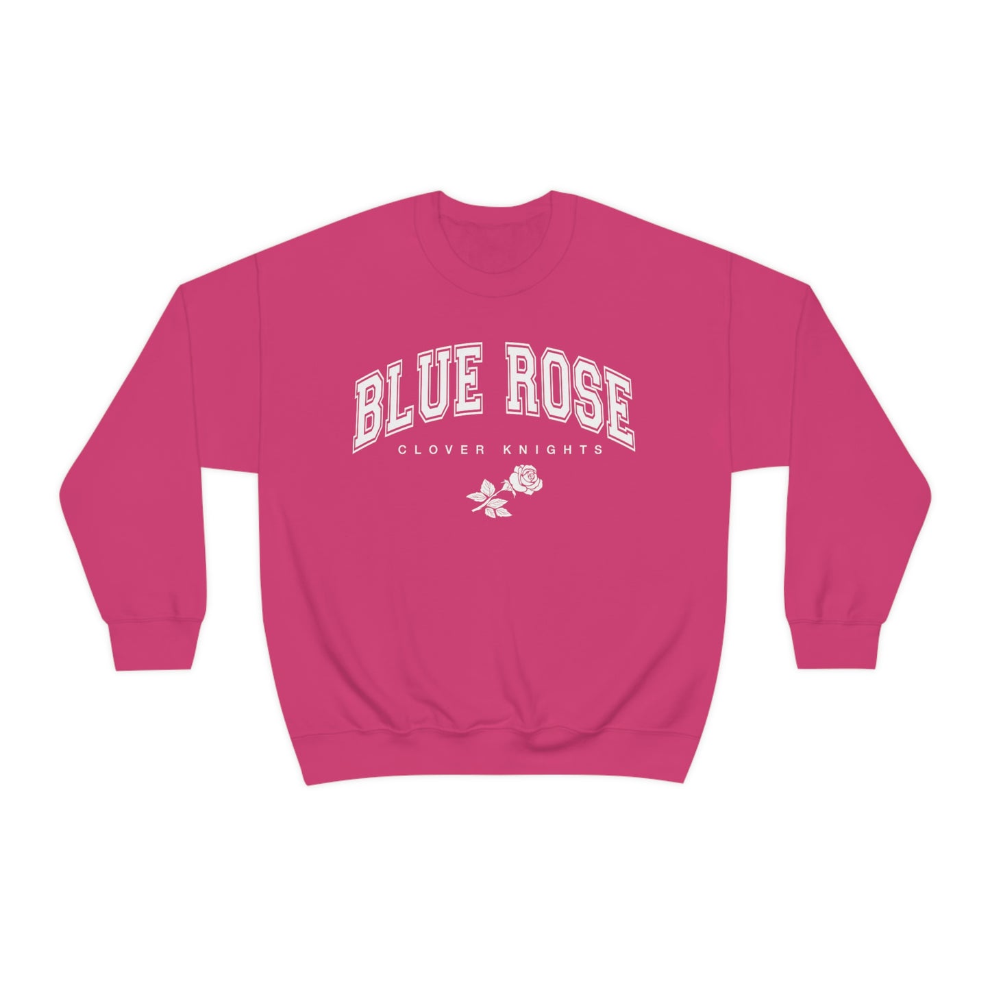 Blue Rose sweatshirt crew neck