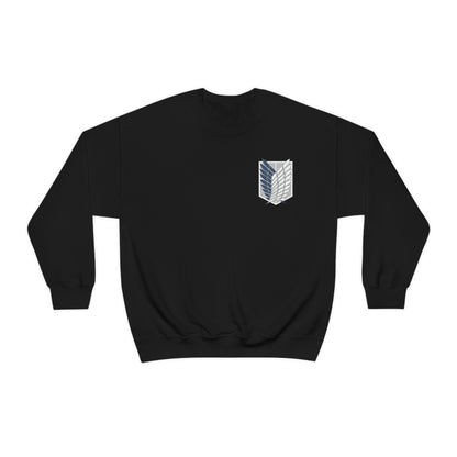Wings of Freedom front and back Anime Manga Titan Sweatshirt Fan Gift Unisex