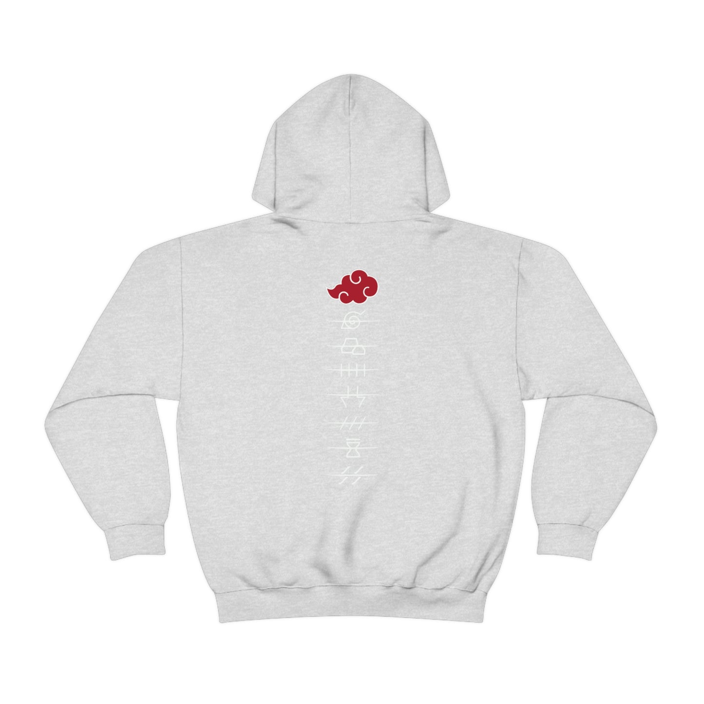 Red Cloud Front and back Japanese Hoodies Akatski Cloud Symbol Women Men Hoodie