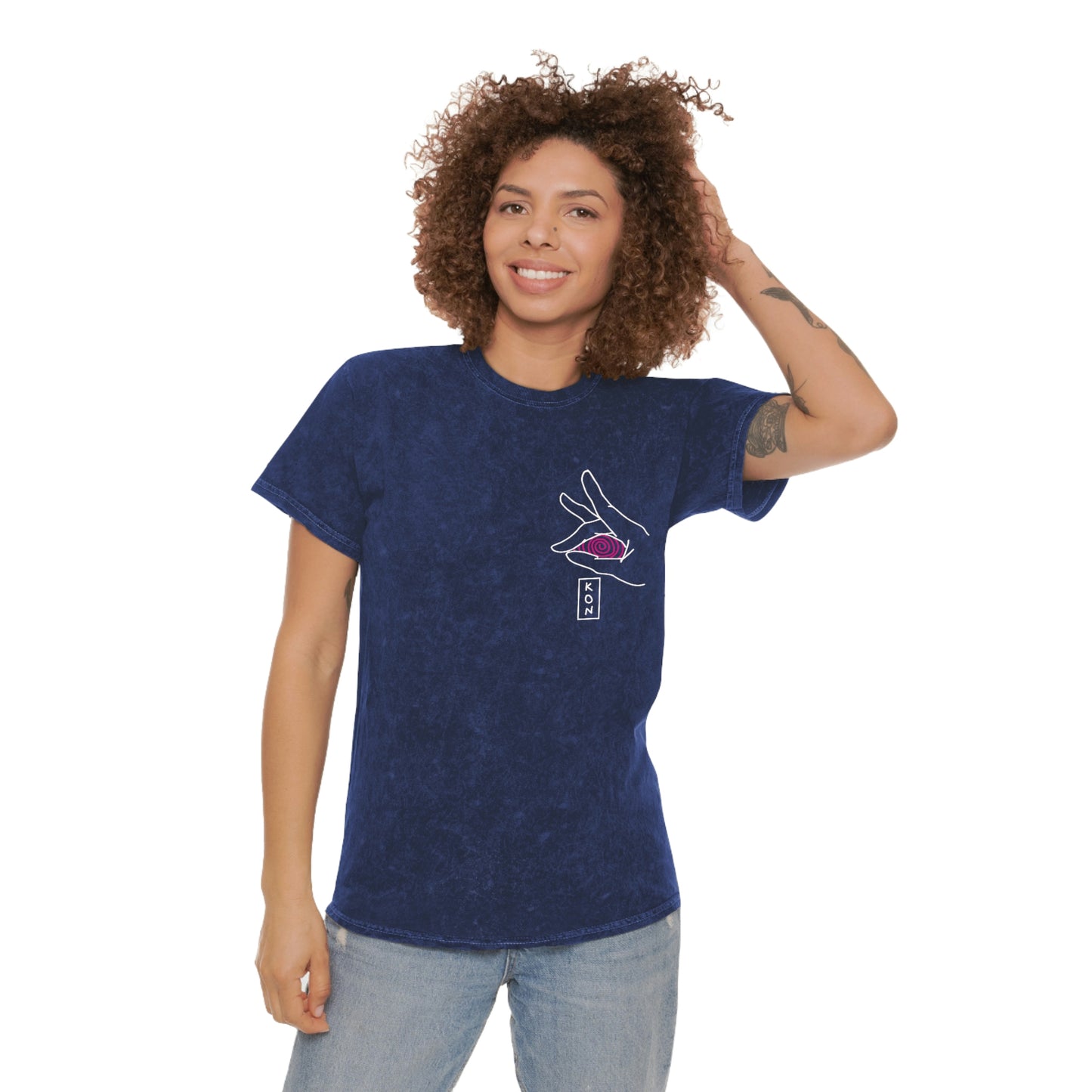 Kon Fox shirt Acid minderal wash vintage t-shirt