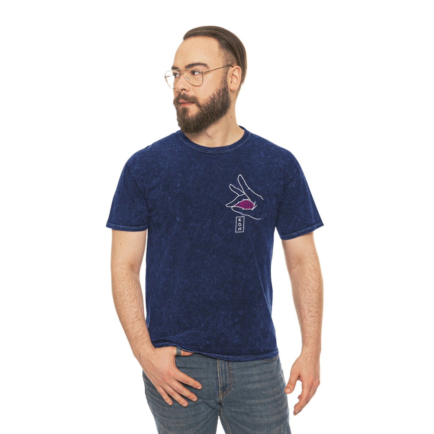 Kon Fox shirt Acid minderal wash vintage t-shirt