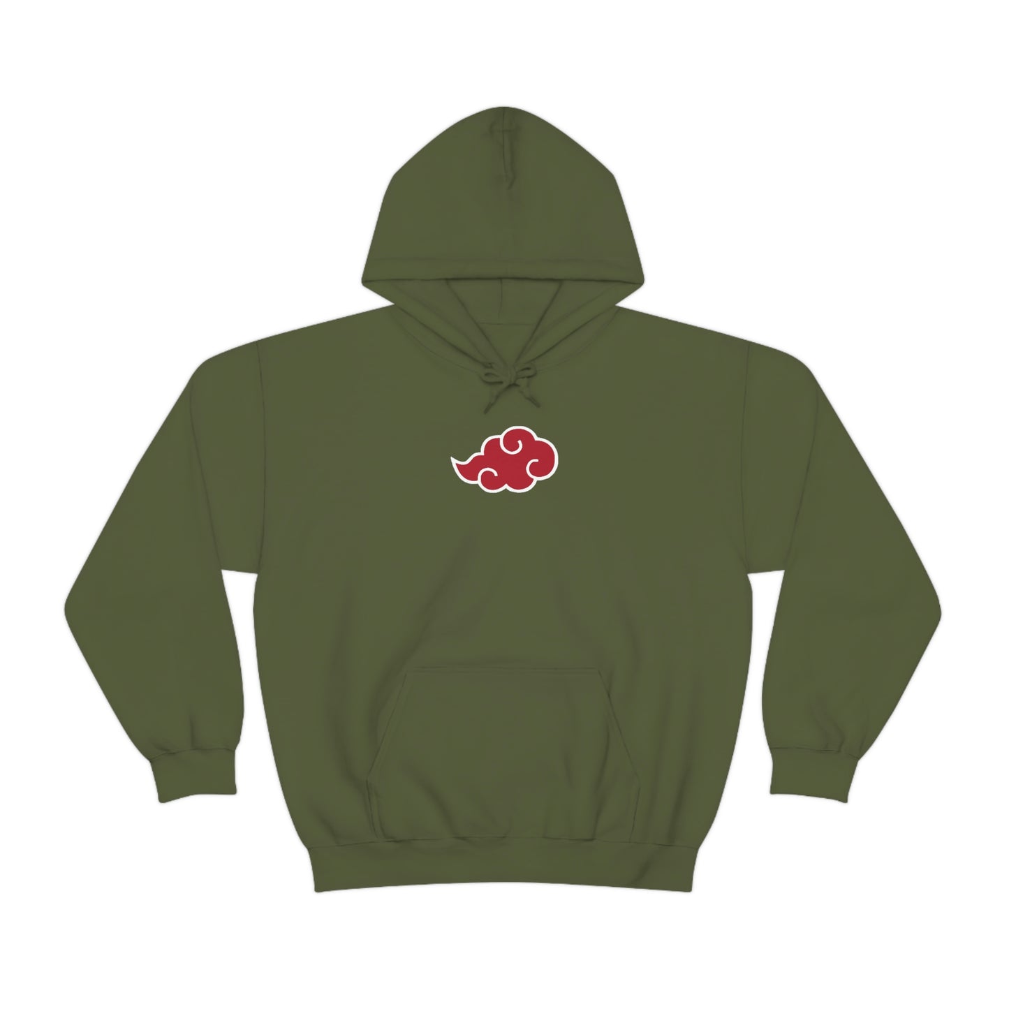 Red Cloud Front and back Japanese Hoodies Akatski Cloud Symbol Women Men Hoodie