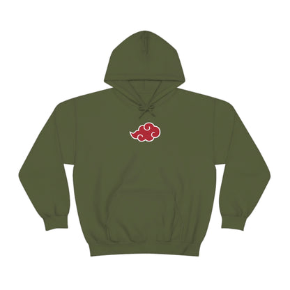 Red Cloud Front and back Japanese Hoodies Akatski Cloud Symbol Women Men Hoodie