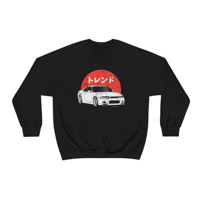 Japanese JDM Car sweatshirt Anime Initial Mazda RX7 Streetwear Pullover sweater