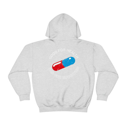 Akiras pill hoodie front back Good for Bad for jacket Hoodie