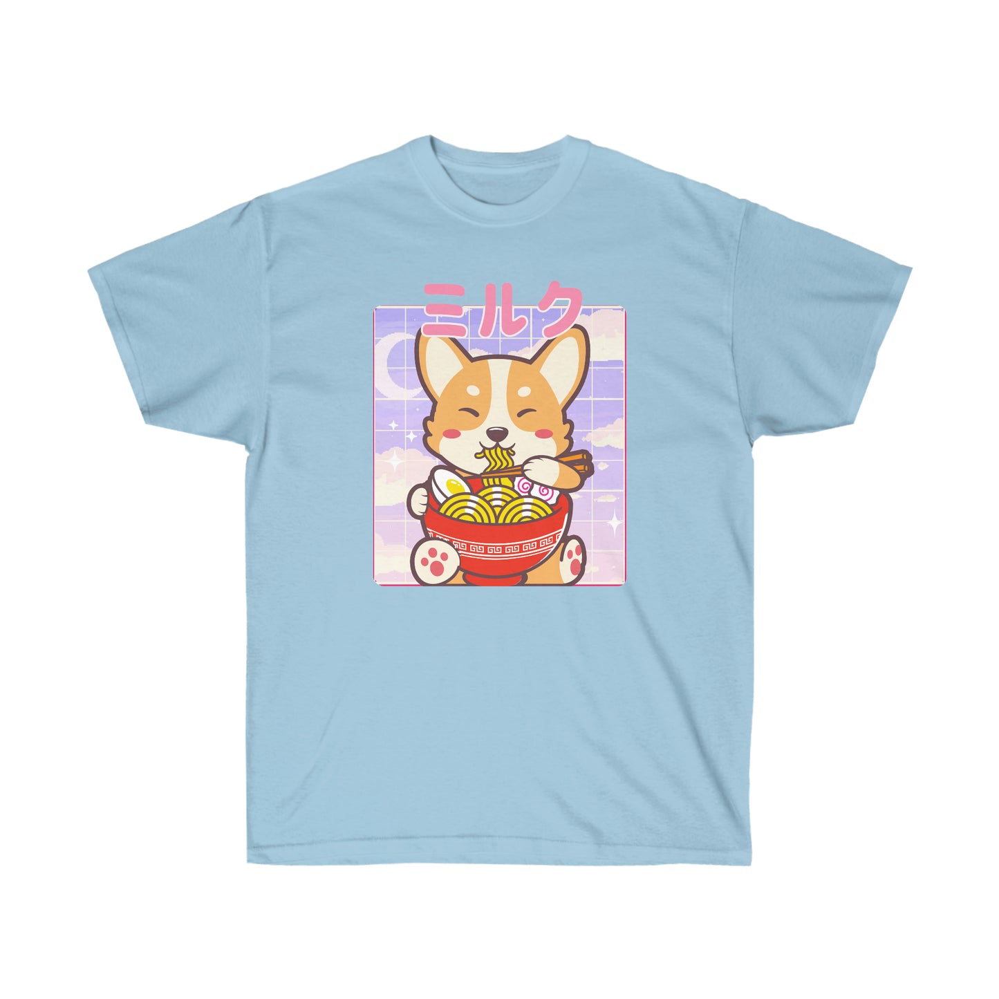 Shiba Inu shirt Ramen Cute Kawaii Boba Tea Cute Chibi Japanese Yume Kawaii Boba Tea Kawaii clothing T-shirt clothing pocket