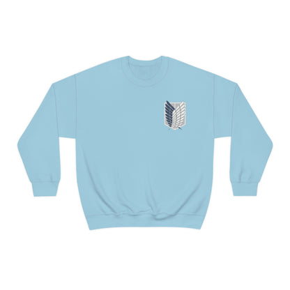 Wings of Freedom front and back Anime Manga Titan Sweatshirt Fan Gift Unisex