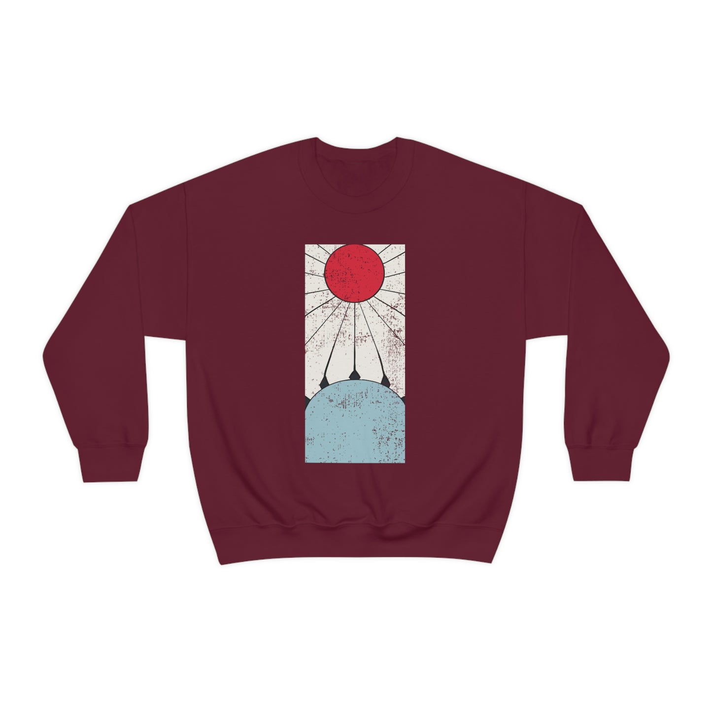 Hana fuda earrings Sweatshirt crew neck