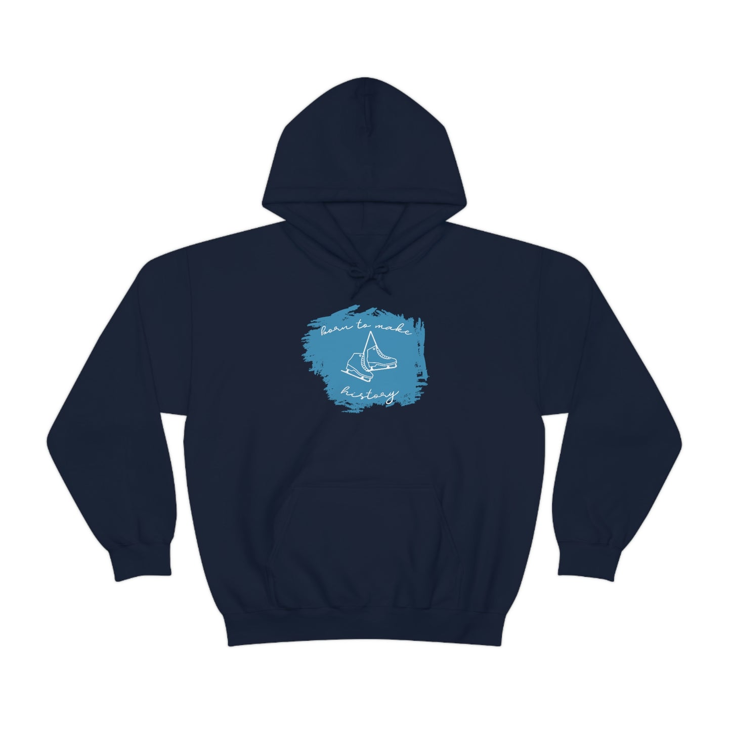 Born To Make History Hoodie Ice Skate Anime Sweater Jumper V2