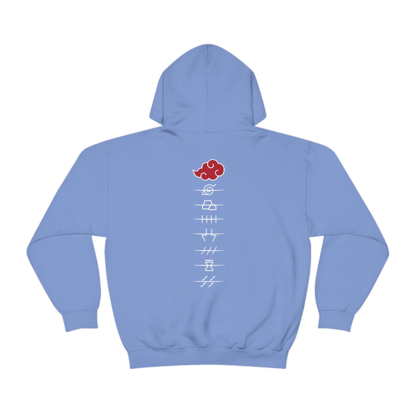 Red Cloud Front and back Japanese Hoodies Akatski Cloud Symbol Women Men Hoodie