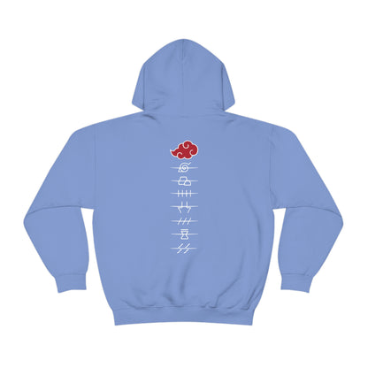 Red Cloud Front and back Japanese Hoodies Akatski Cloud Symbol Women Men Hoodie