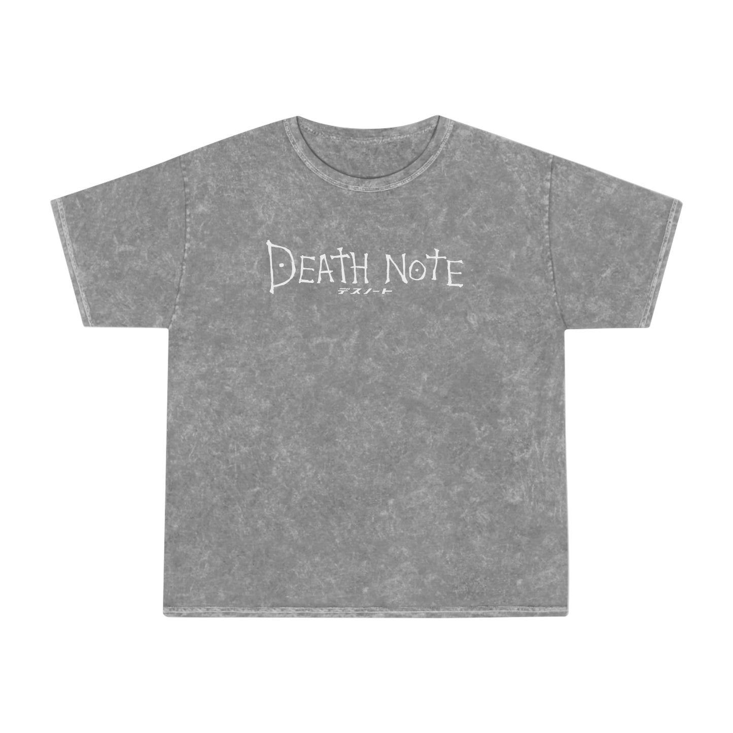 Death Anime Shirt Goth shirt T-Shirt Tee Harajuku Daikokus Academy Acid minderal wash vintage